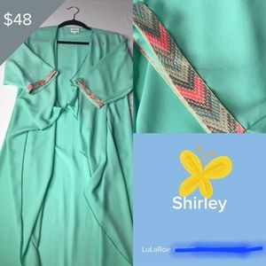 Lularoe Shirley XL euc, block sizing.